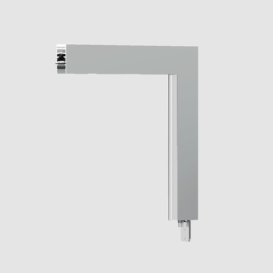 A.24 - Wall/Ceiling Diffused Emission - 90° Angle (perpendicular planes) - Direct Emission - 2700K - Brushed Silver