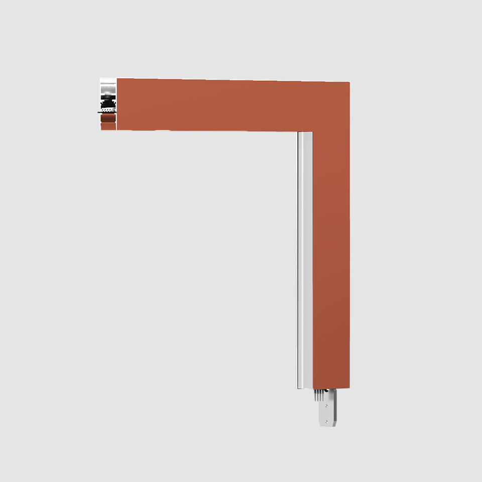 A.24 - Wall/Ceiling Diffused Emission - 90° Angle (perpendicular planes) - Direct Emission - 2700K - Brushed Copper
